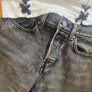 Levi’s® Wedgie, Distressed Black, Size 26